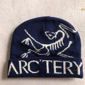 Arc'teryx Black Beanie with White Logo